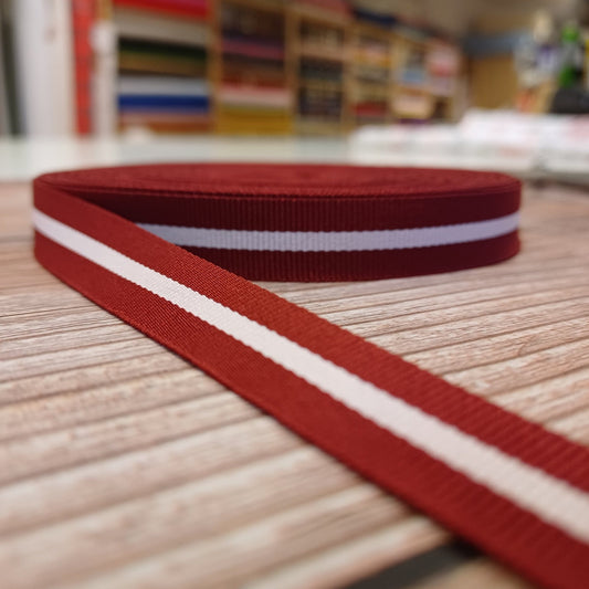 Lettisches Flaggenband 15 mm-LV