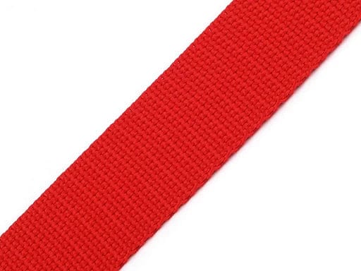 Ribbon for bags, straps 20 mm-red