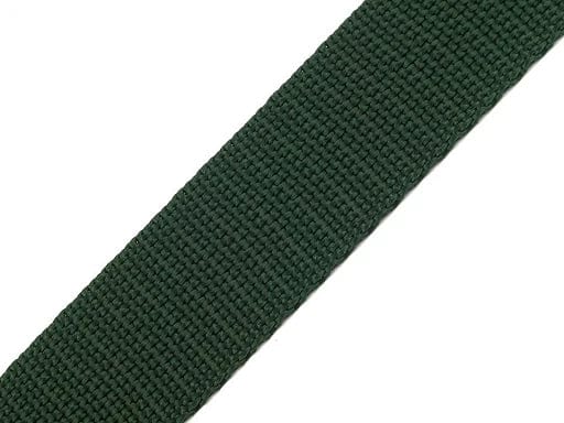 Ribbon for bags, straps, 20 mm, dark green