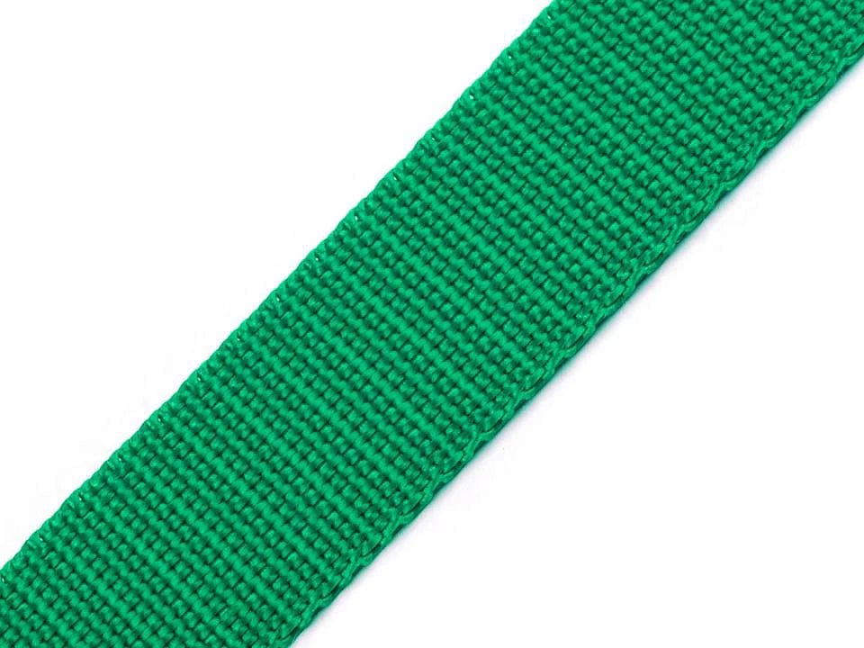 Bag strap ribbon, 30 mm, emerald green