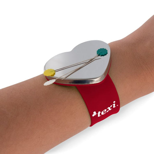 Magnetisches Nadelkissen/Armband - rot