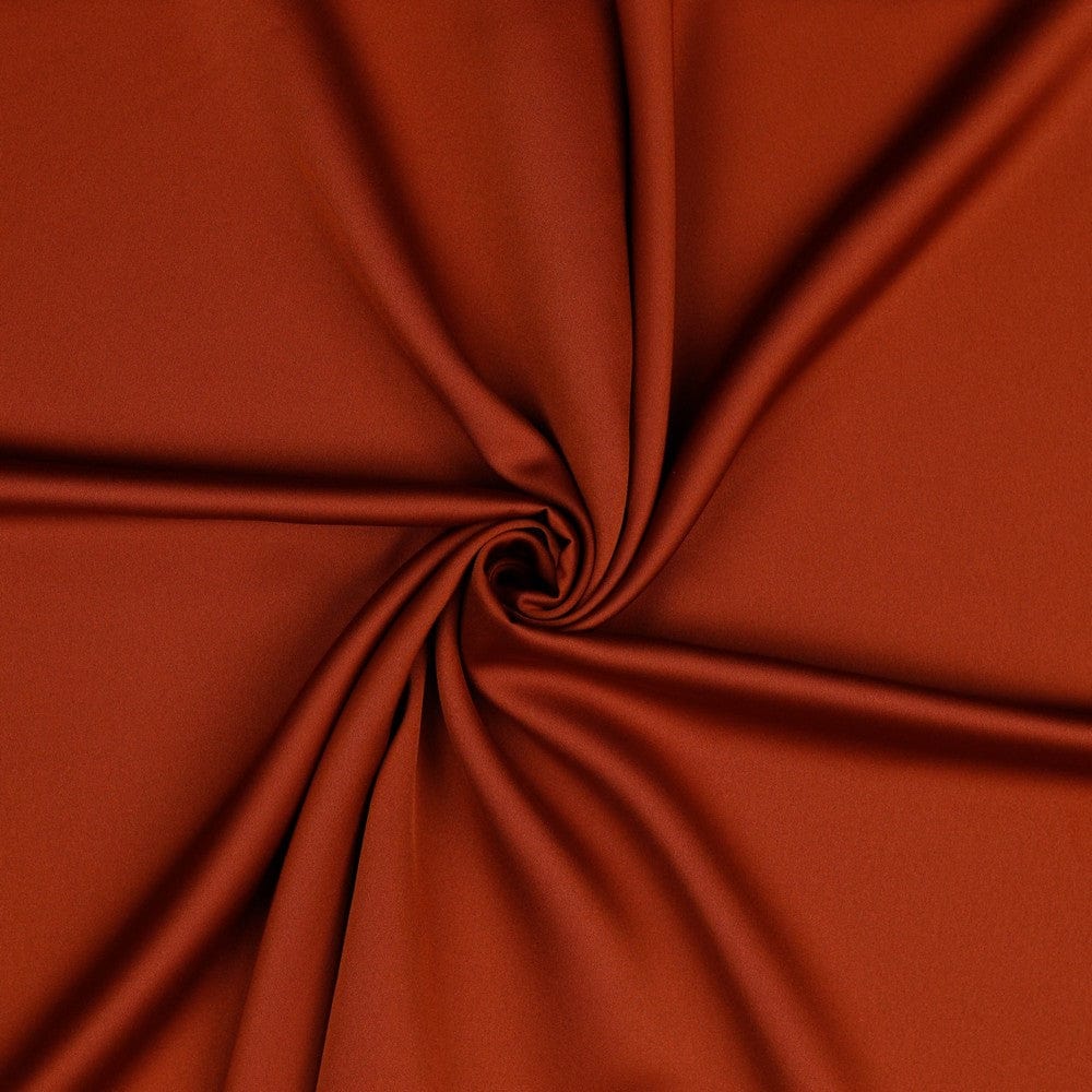 Artificial silk fabric - terracotta 140 g/m²