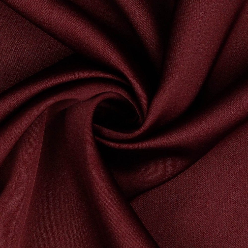 Artificial silk fabric, wine tone 140 g/m²