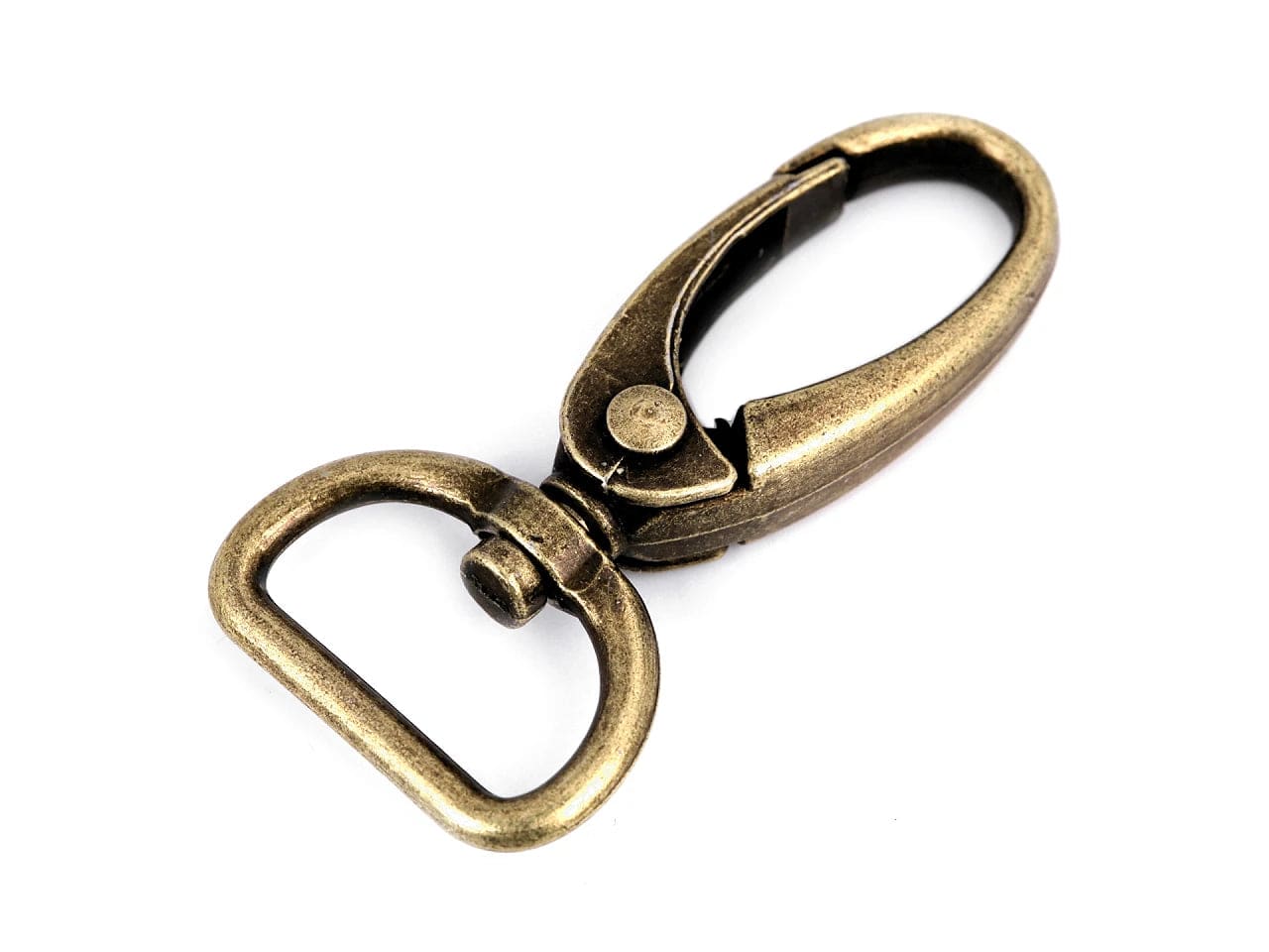 Metall-Karabiner 20 mm - Antik (2 St.)