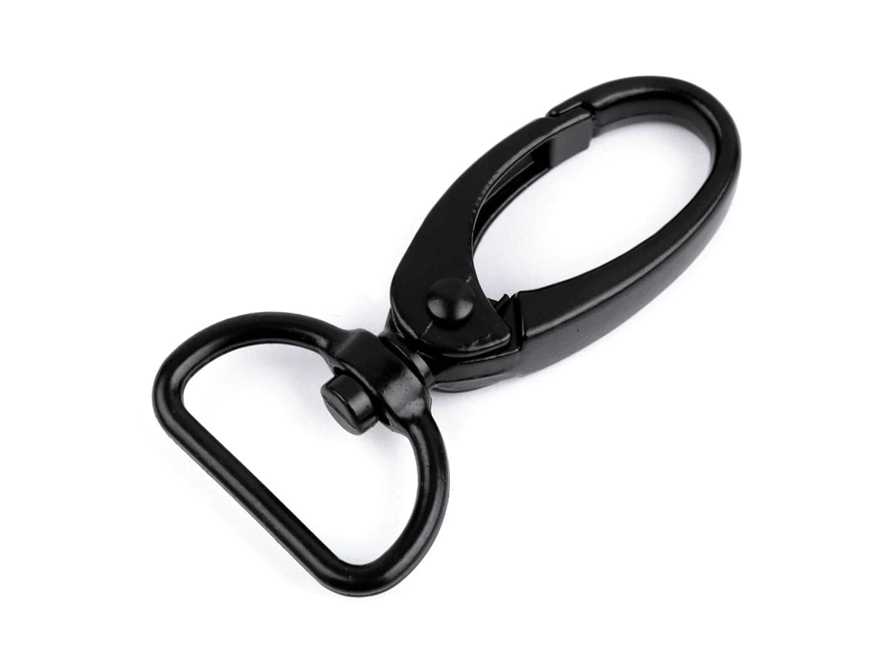 Metallkarabiner 20 mm-schwarz (2 Stück im Set)