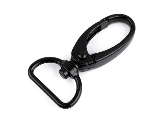 Metallkarabiner 20 mm-schwarz (2 Stück im Set)