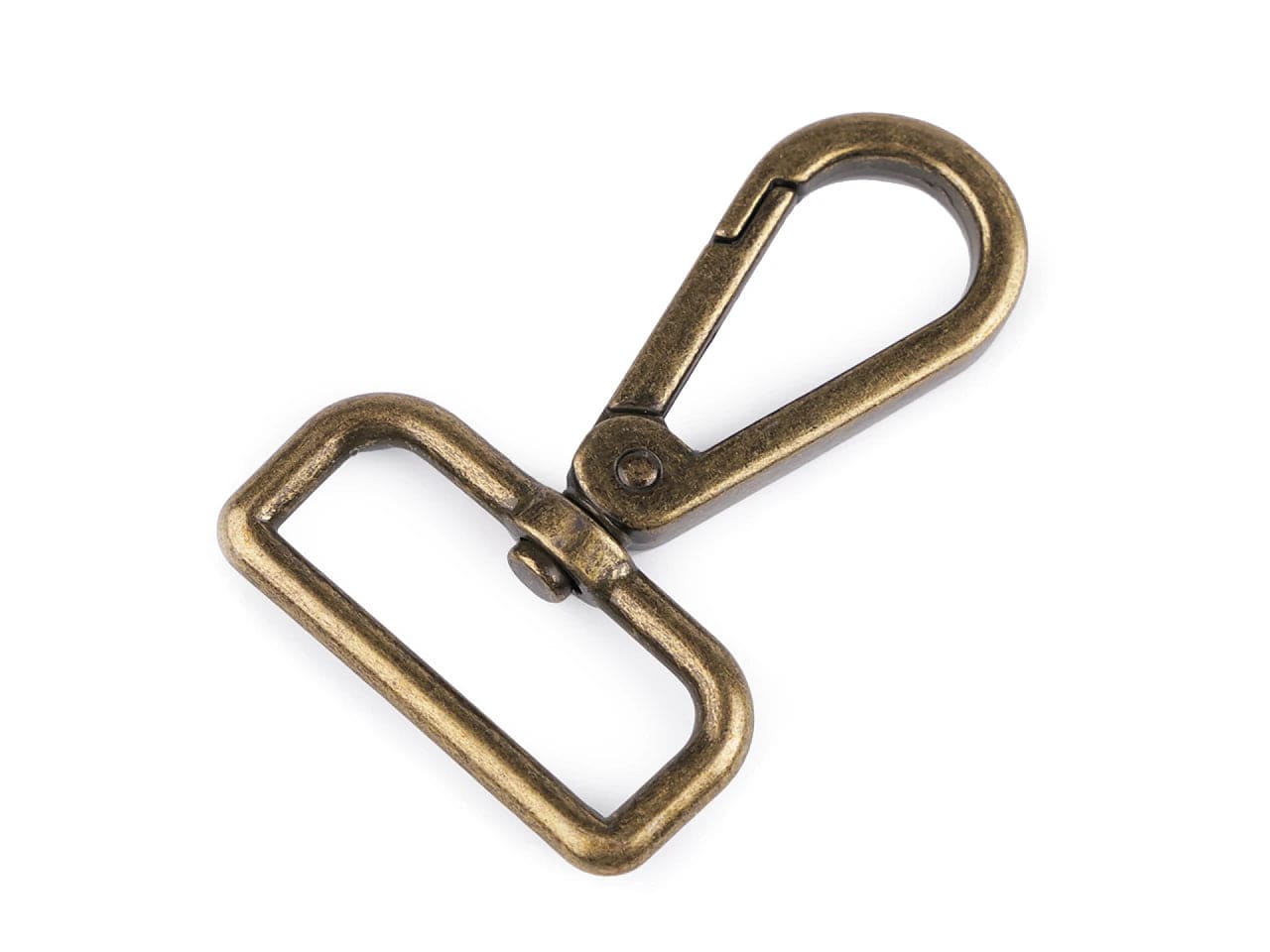 Metall-Karabiner 30 mm - antik