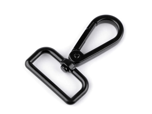 Metallkarabiner 30 mm, schwarz