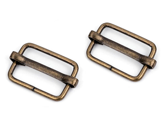 Metallregler 20 mm, antik (10er-Set)