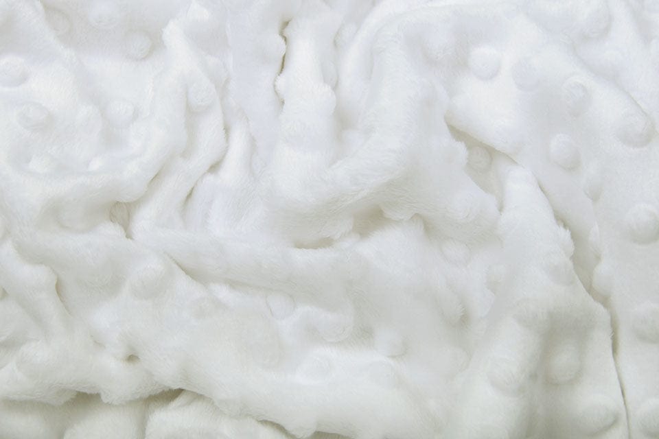 Minky Fleece-weiß 260 g/m²