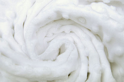 Minky-Fleece, weiß 260 g/m²