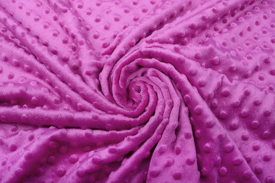 Minky fleece fuchsia 260 g/m²