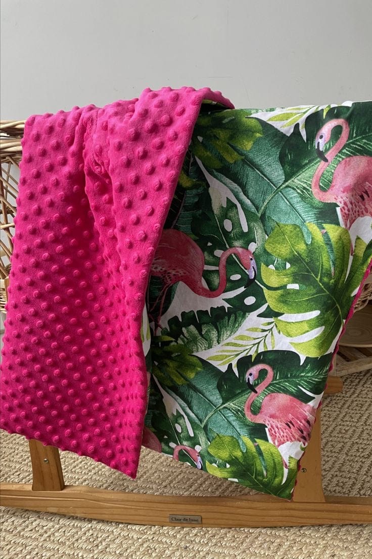 Minky fleece fuchsia 260 g/m²