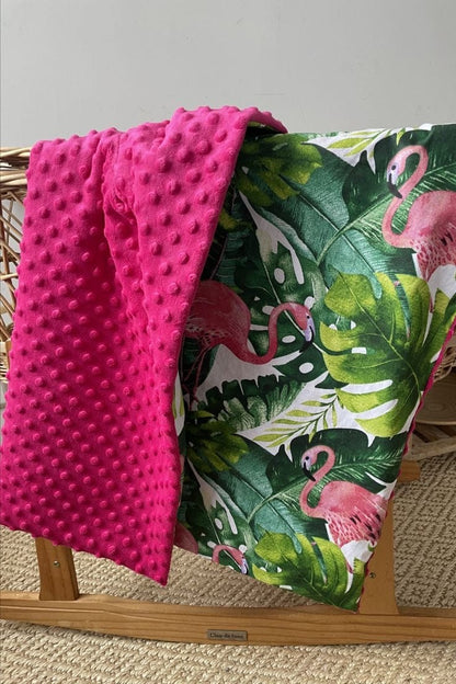 Minky fleece fuchsia 260 g/m²