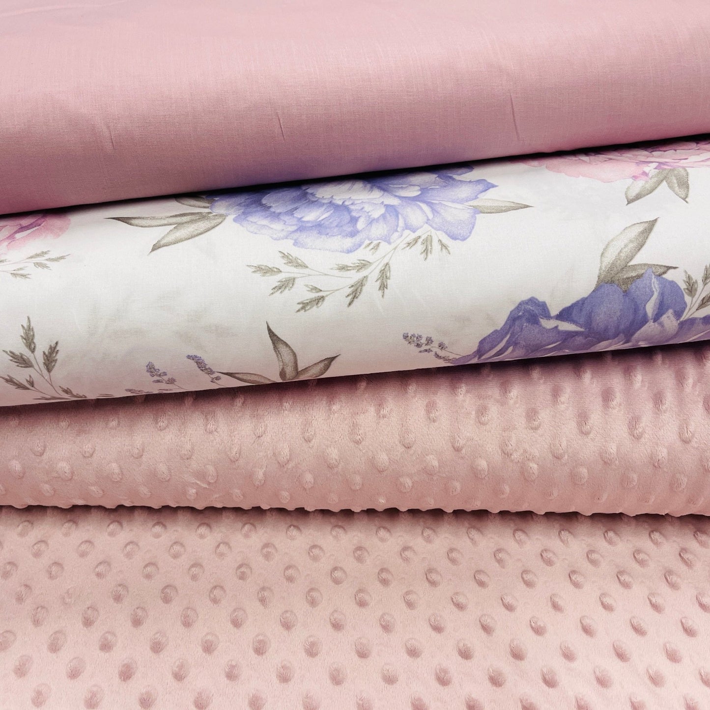 Minky fleece-powder pink 260 g/m²