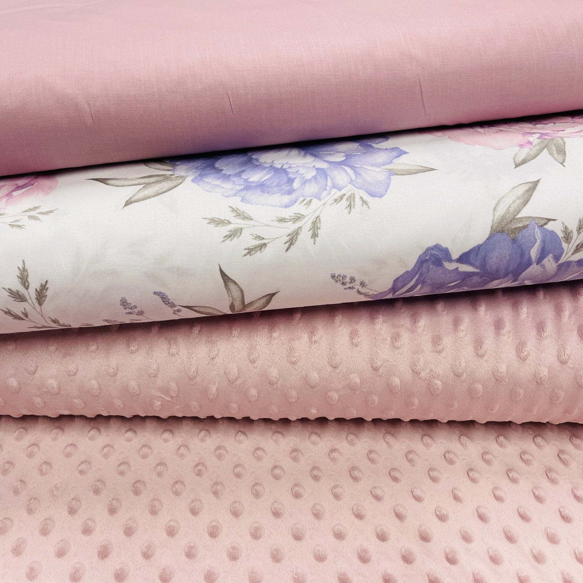 Minky fleece-powder pink 260 g/m²