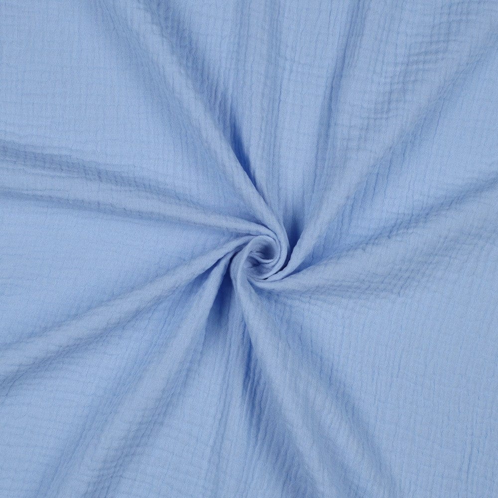 Light blue muslin 125 g/m²