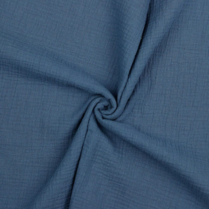 muslin indigo blue 125 g/m²