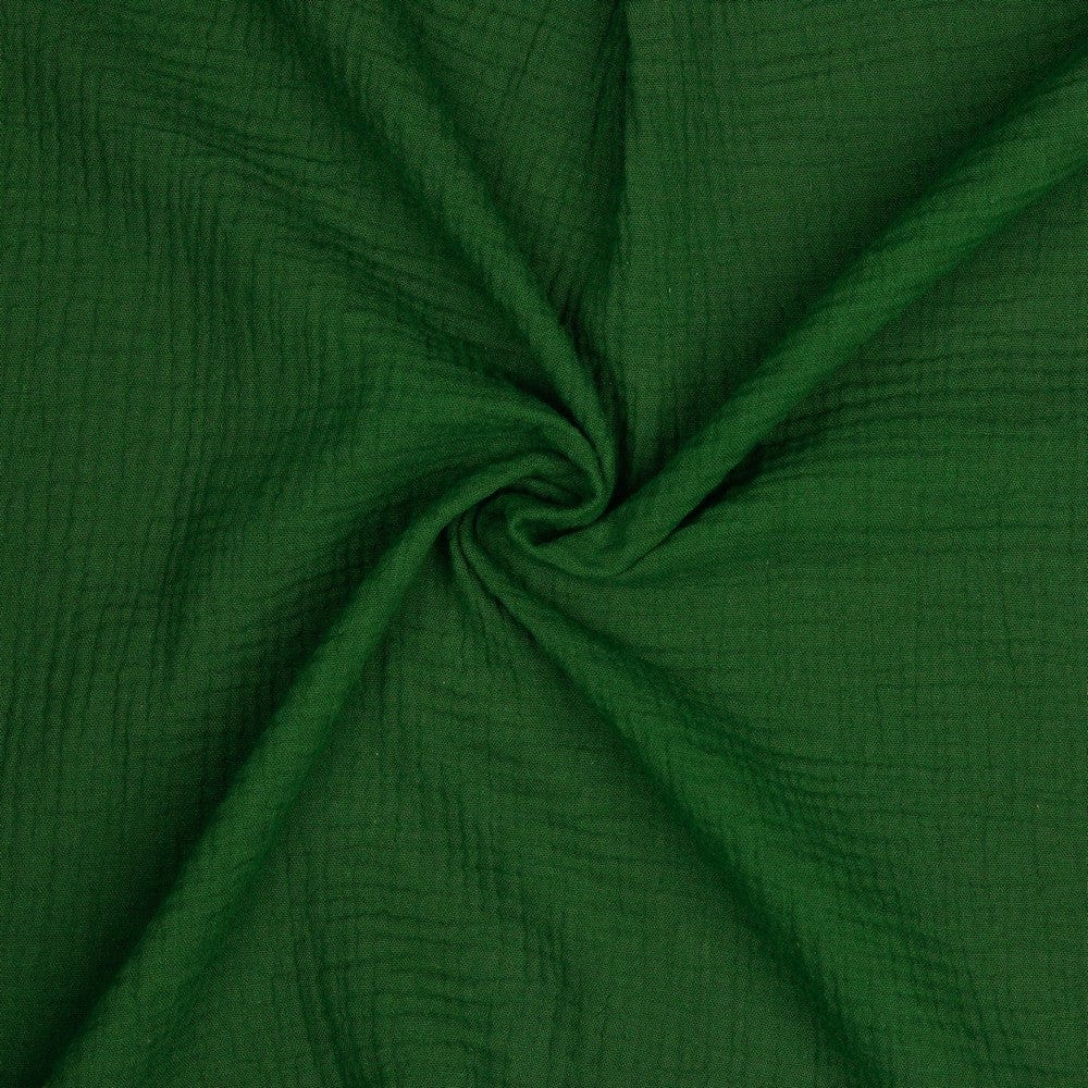 Muslin forest moss green 125 g/m²