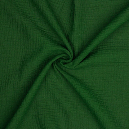 Muslin forest moss green 125 g/m²