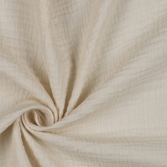 Ungebleichter Natur-Musselin 125 g/m²