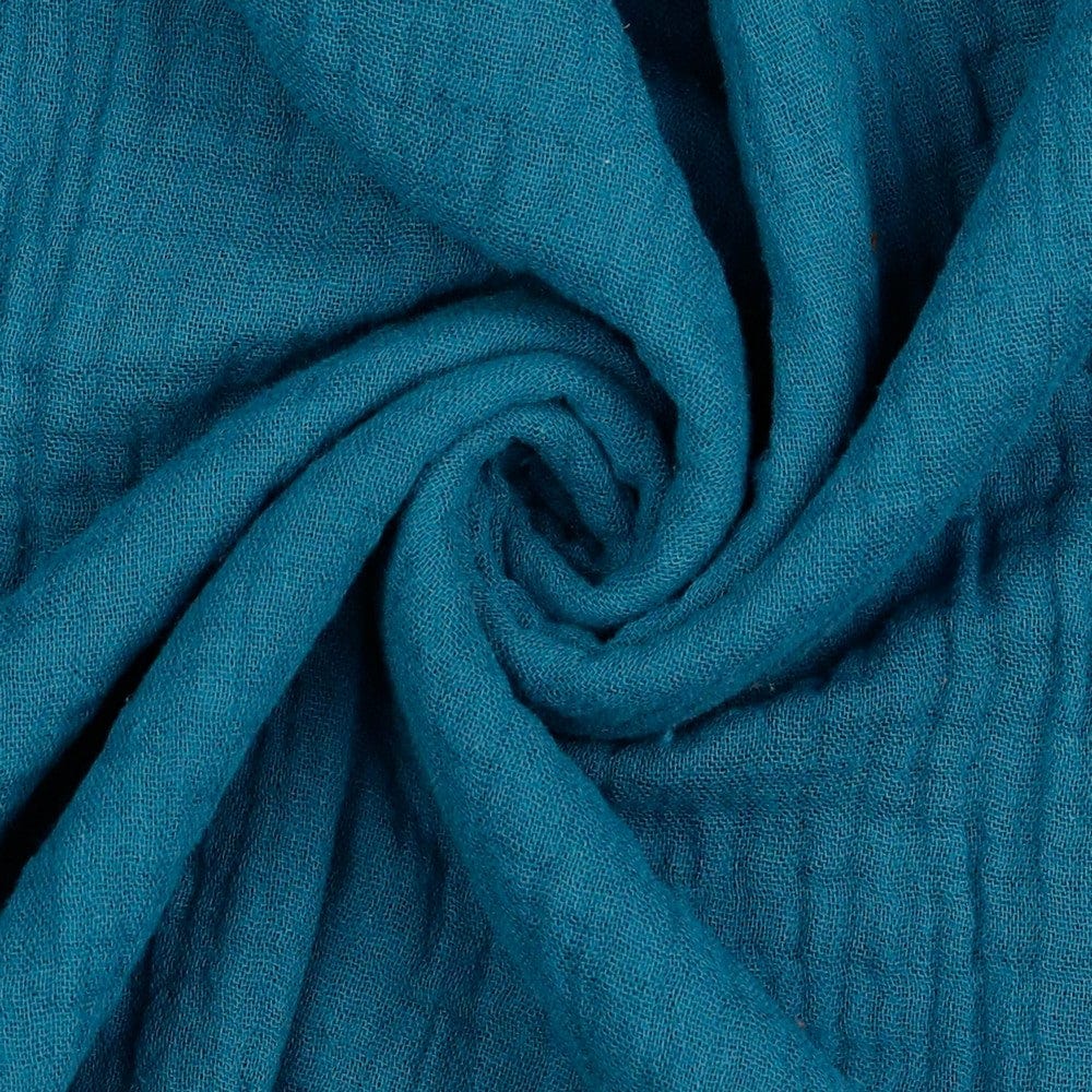 Muslin - ocean depths 125 g/m²