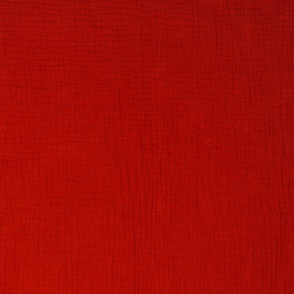 Red muslin 125 g/m²