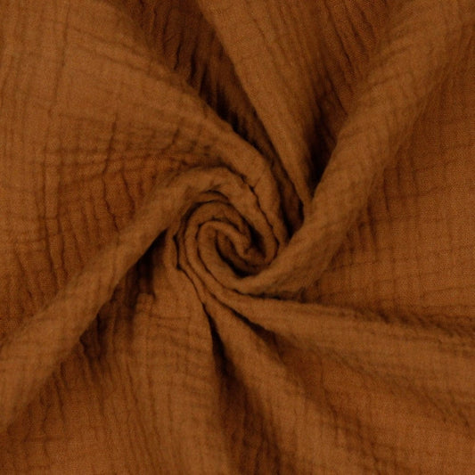 Musselin in Warmbraun 125 g/m²