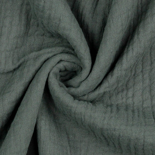 Musselin - dunkelgrau 125 g/m²