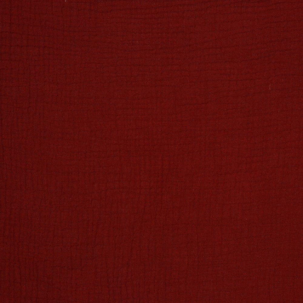 dark red muslin 130 g/m²