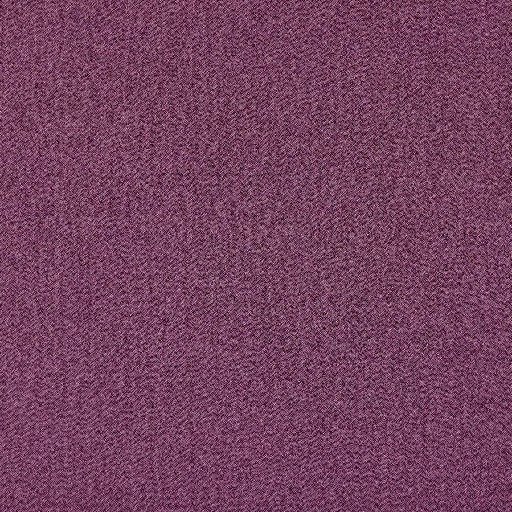 Muslin in a dark plum shade 125 g/m²