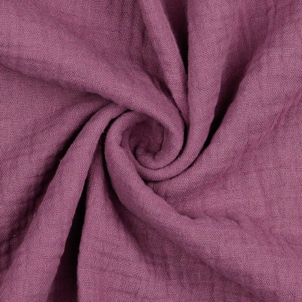 alt
Dark plum muslin shade 125 g/m²
