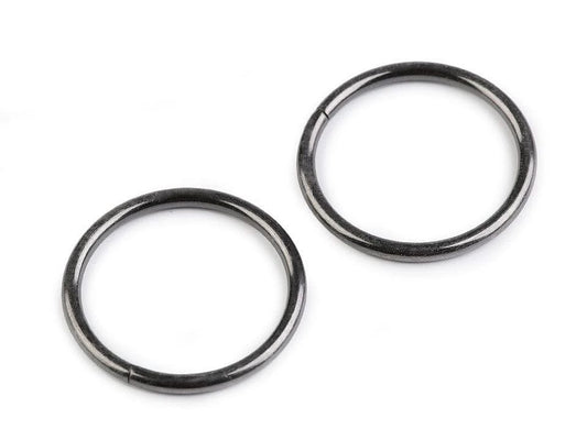 O-Ring ⌀ 30 mm, schwarz verchromt (10 Stk. im Set)