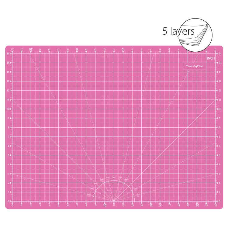 Schneidunterlage 60 x 45 cm - rosa