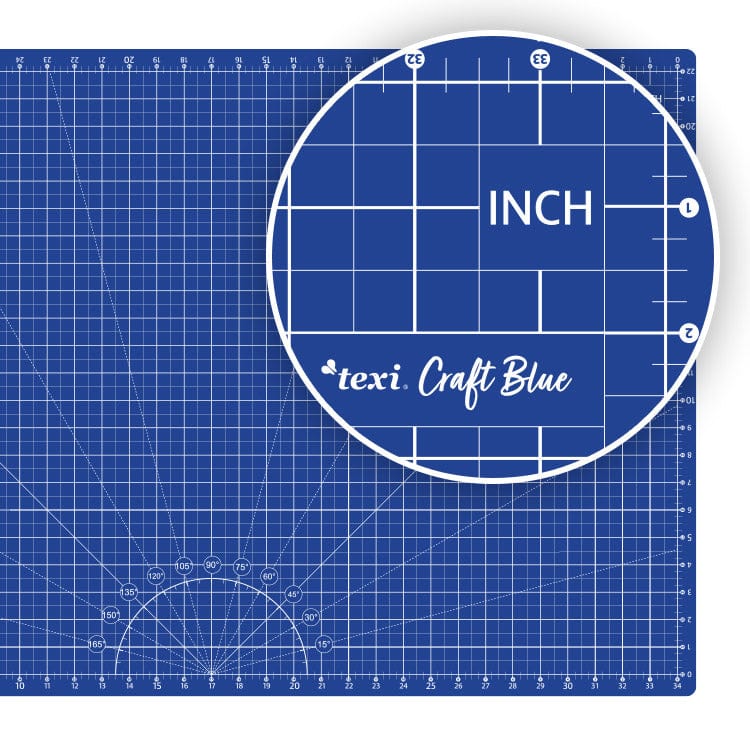 Schneidematte zum Zuschneiden 60X90 cm-blau