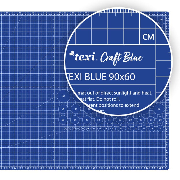 Schneideunterlage 60 x 90 cm – blau