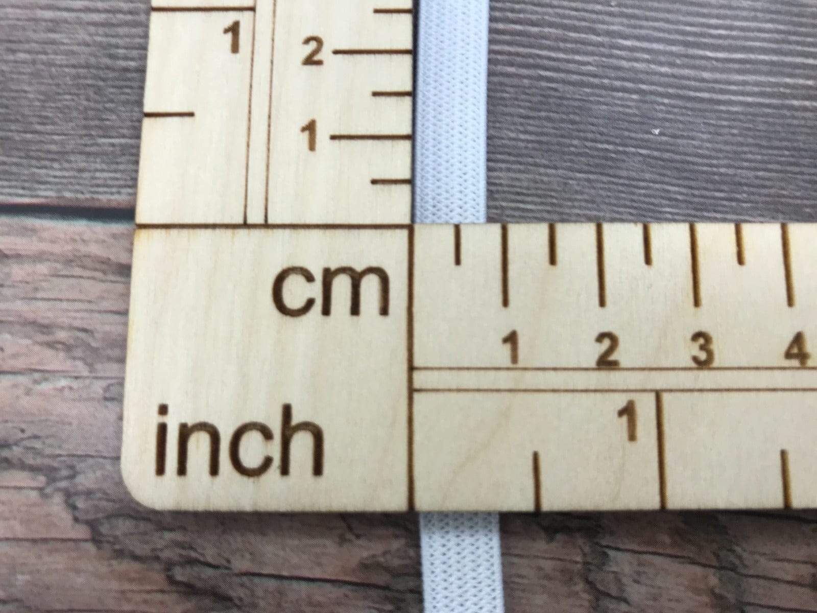 Flaches Gummiband 9 mm weiß