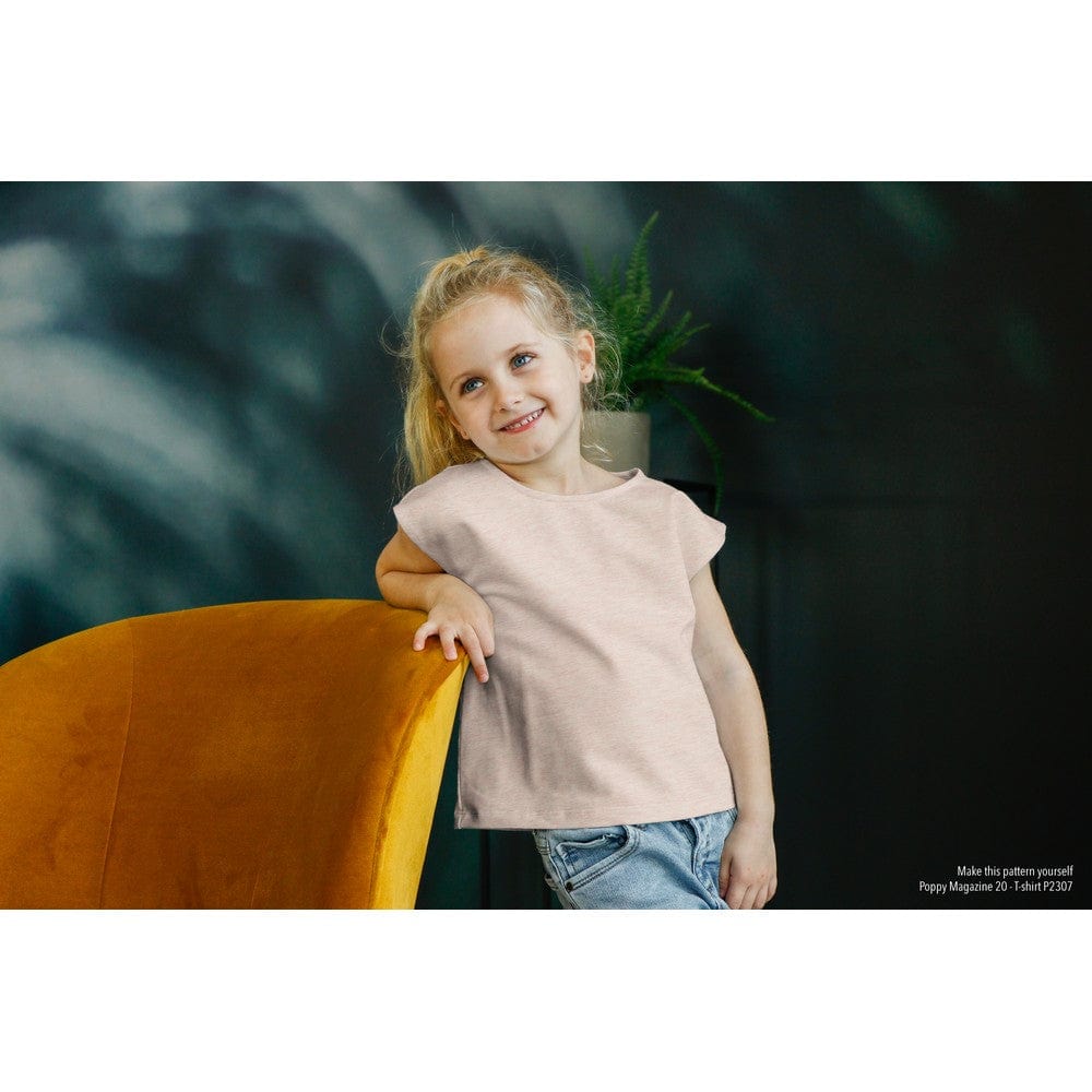 Dünner gelber Baumwolljersey 215 g/m²
