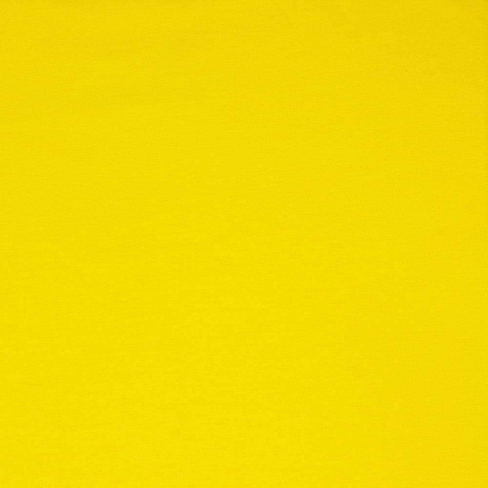 Dünner Baumwolljersey - gelb 215 g/m²