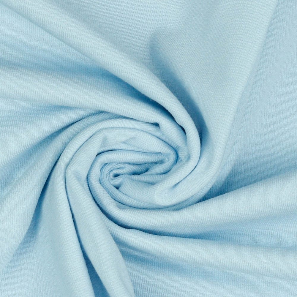 Dünner Baumwolljersey, hellblau, 215 g/m²