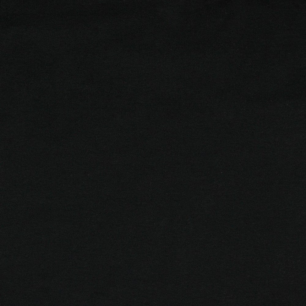 Feiner Baumwolljersey - schwarz 215 g/m²