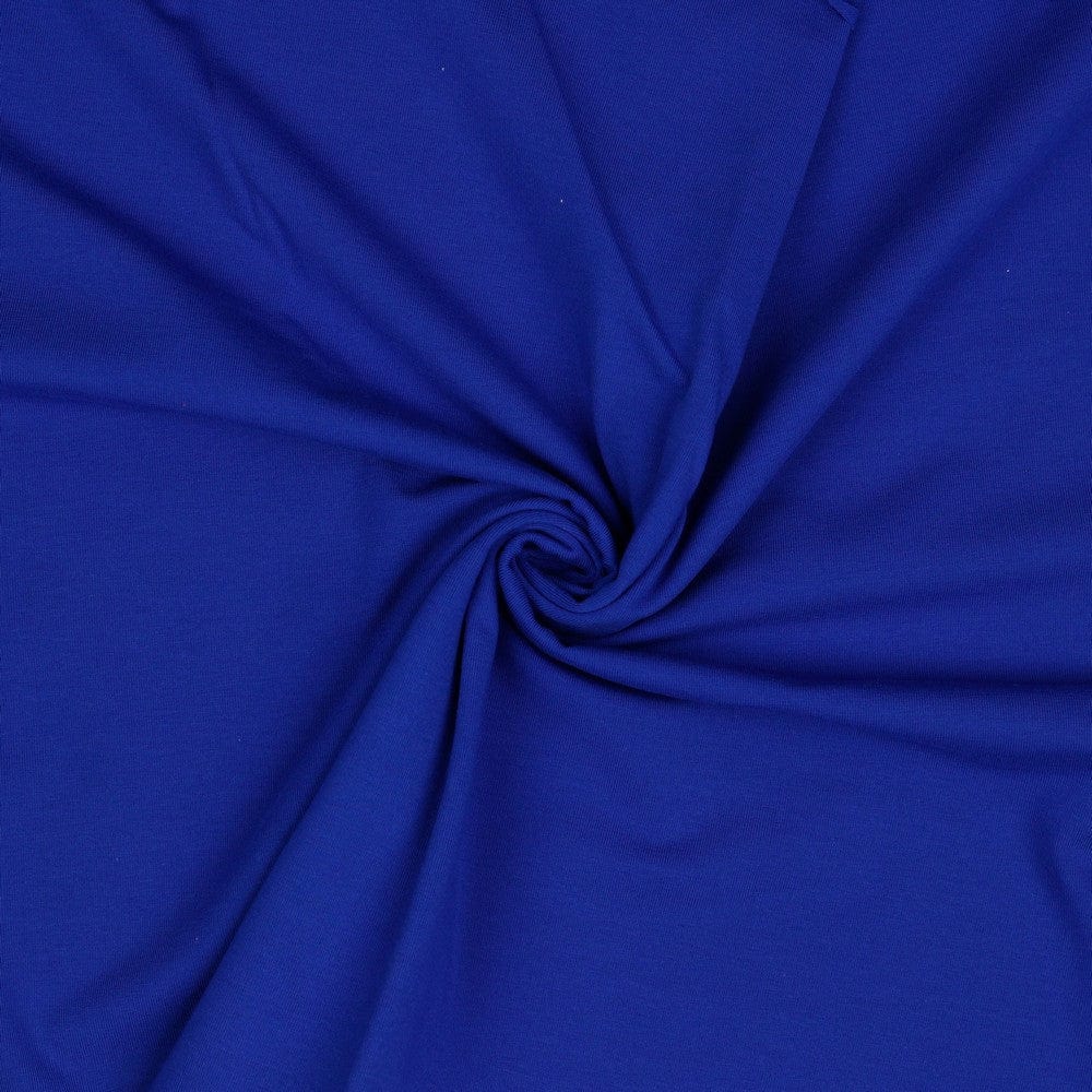 Feiner Baumwolljersey in Kornblumenblau 215 g/m²