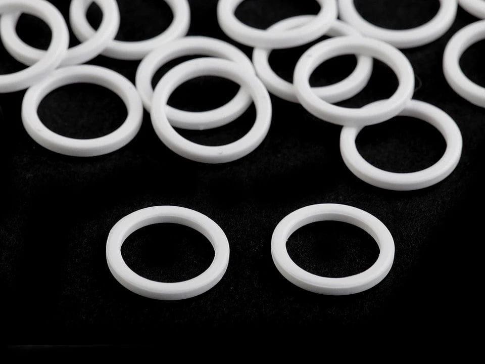 Kunststoffring für Unterwäsche 12 mm-weiß (20er-Pack)