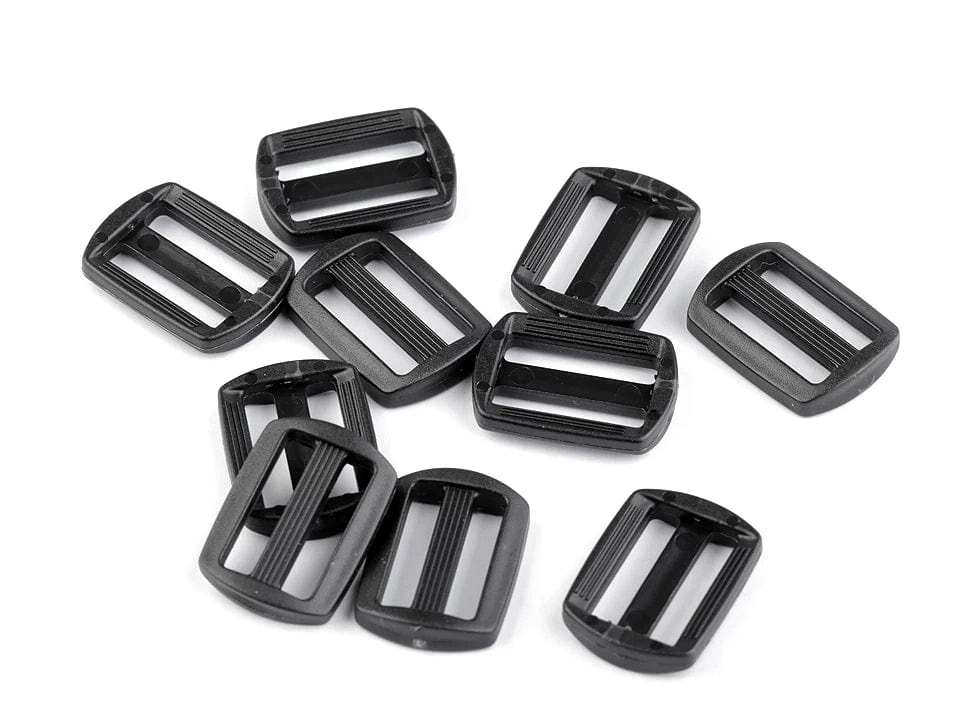 Kunststoffregler 20 mm, schwarz (10 Stück pro Packung)