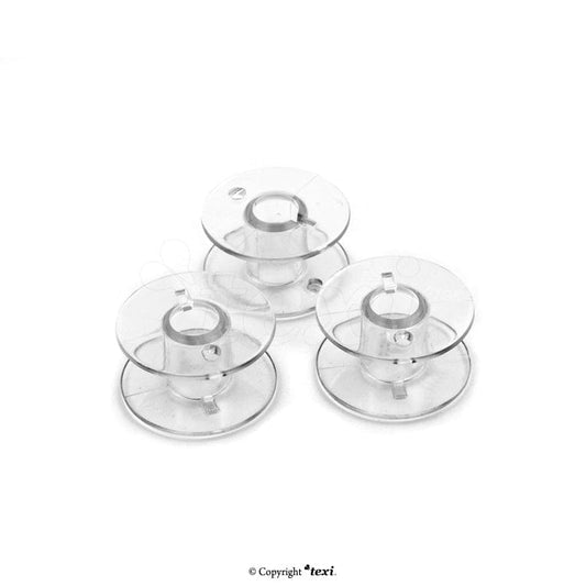 Plastic bobbin for sewing machines Ø 20 mm, set of 3 pcs