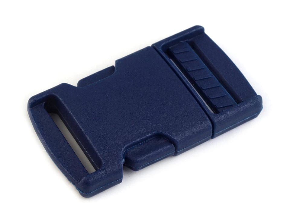 Kunststoff-Schnallenverbinder 25 mm-dunkelblau (Packung mit 5 Stk.)