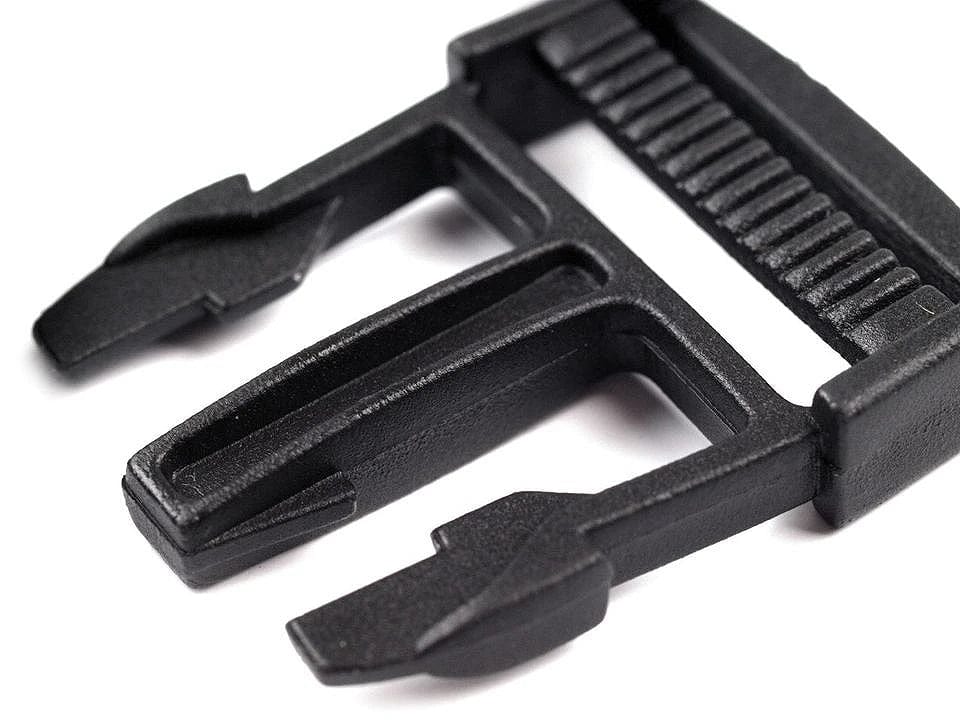Plastic buckle connector 30 mm-black (pack of 5 pcs)