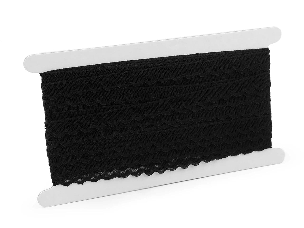 Polyamidspitze, 1,4 cm, schwarz