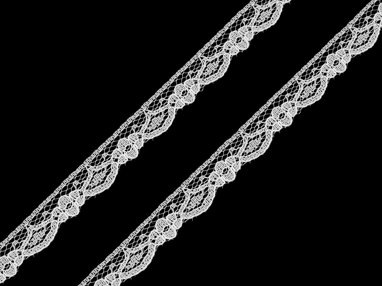 Polyester lace-1.4 cm white