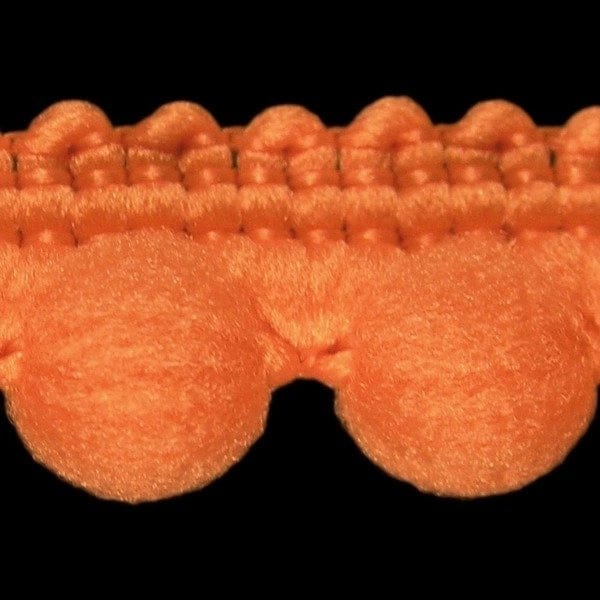 Pomponband 12 mm orange